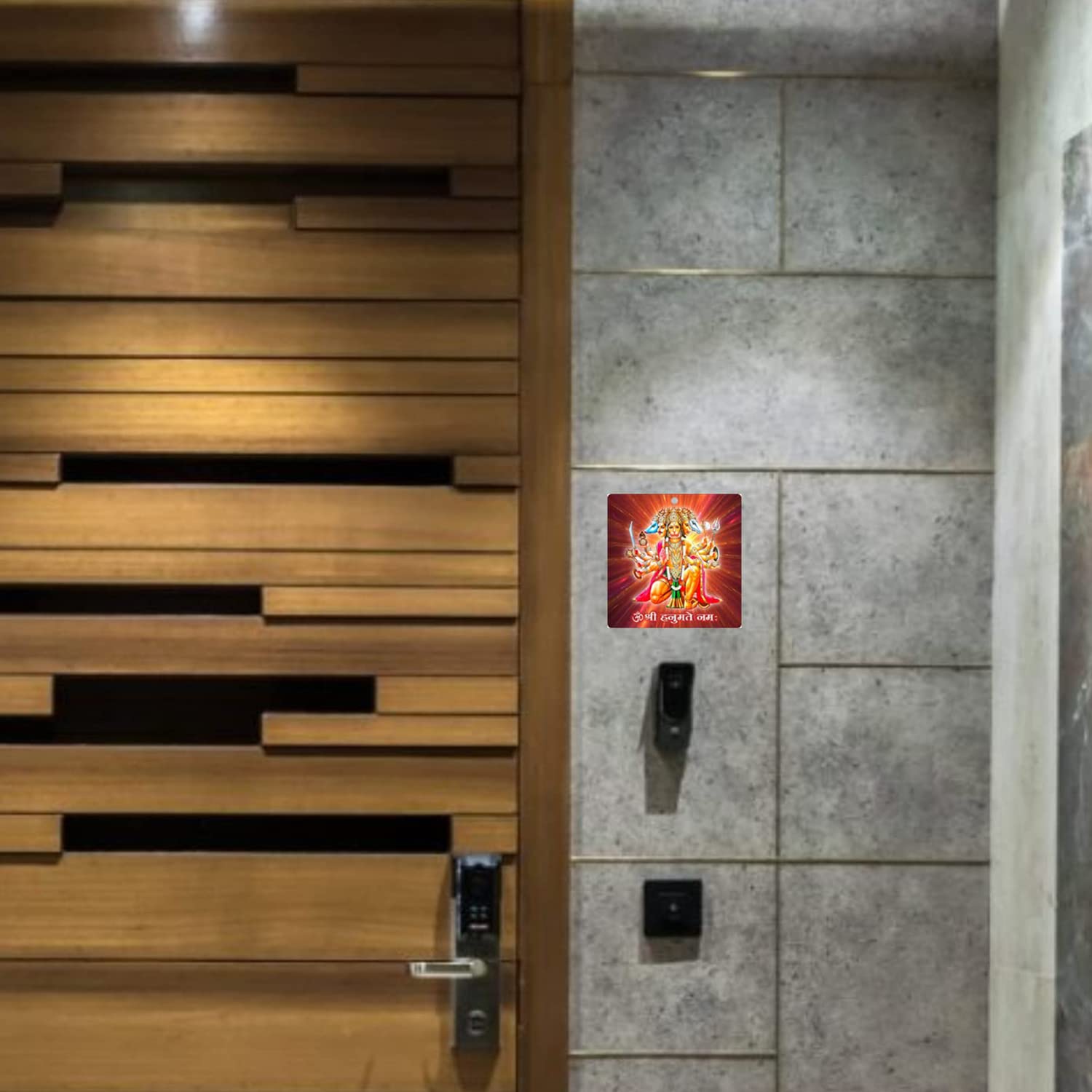 Ladecor Panchmukhi Hanuman Wall Frame For South, South West Main Door Vastu Dosh Rectification Remedy Of Home, Office And Factor